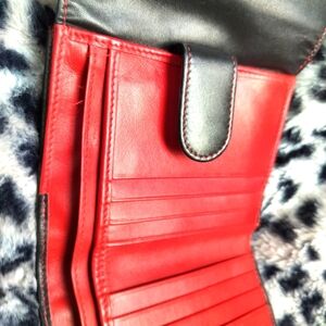 Kane Red and Black Women's Wallet